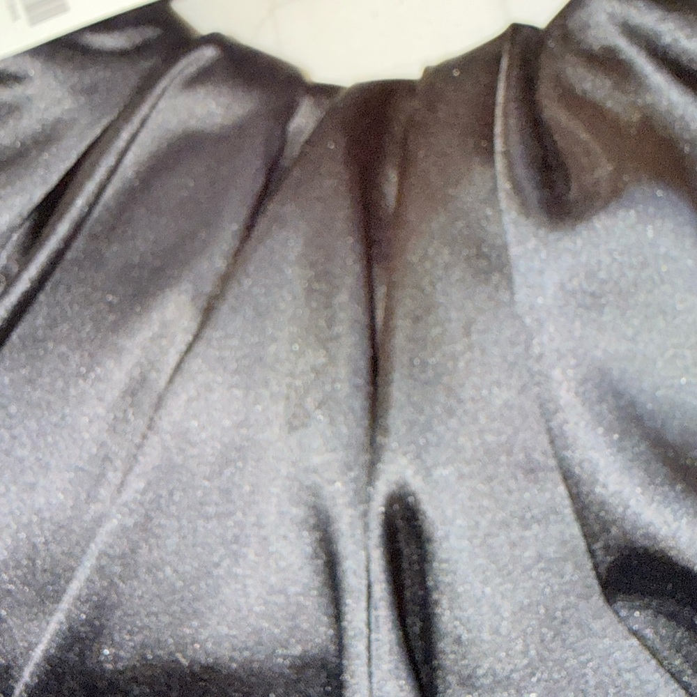 Anthropologie Slouchy Satin Handbag Black NWT - Picture 6 of 8